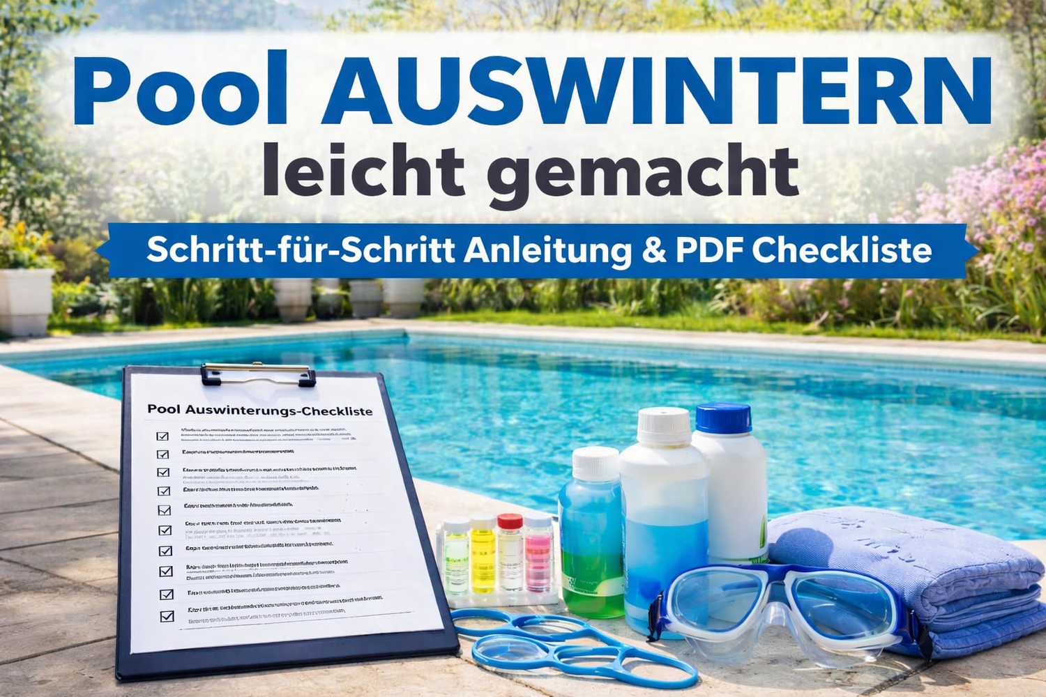 Pool auswintern leicht gemacht – Schritt-für-Schritt Anleitung & PDF Checkliste - Hytek Pool Shop