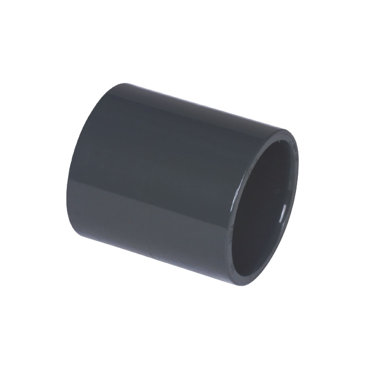 PVC Muffe d40 - kurze Ausführung PN16 grau