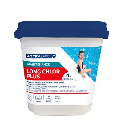 Langzeit Chlor Tabs 250 g zur Pool Dauerdesinfektion