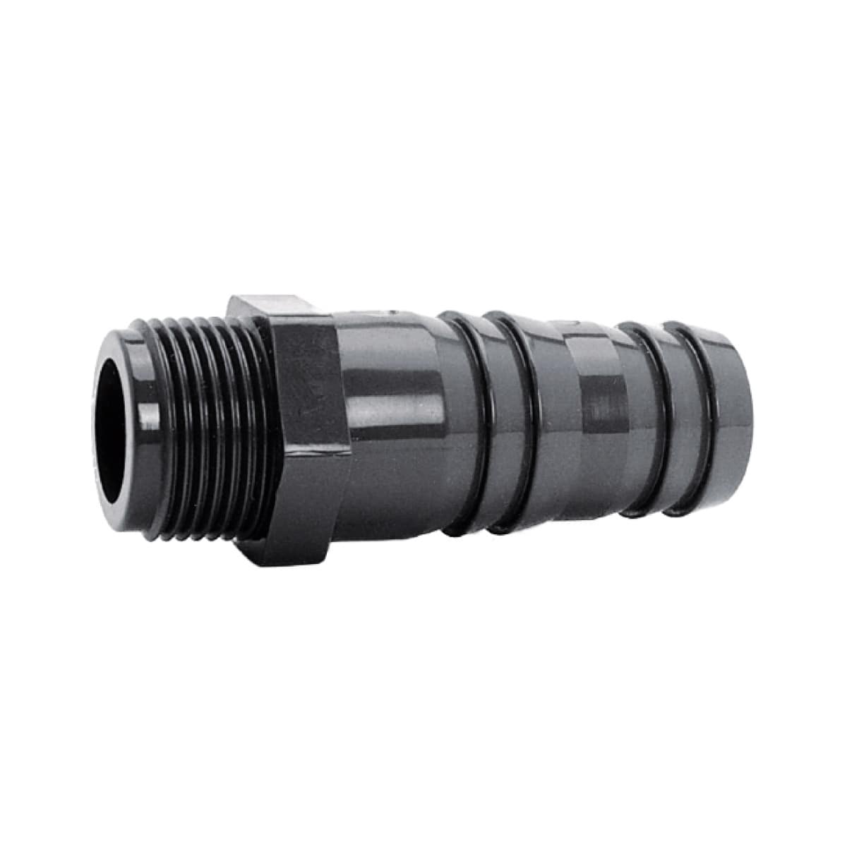 Druckschlauchtülle AG d=53.d1=50/G=11/2" PN10 grau - Hytek Pool Shop
