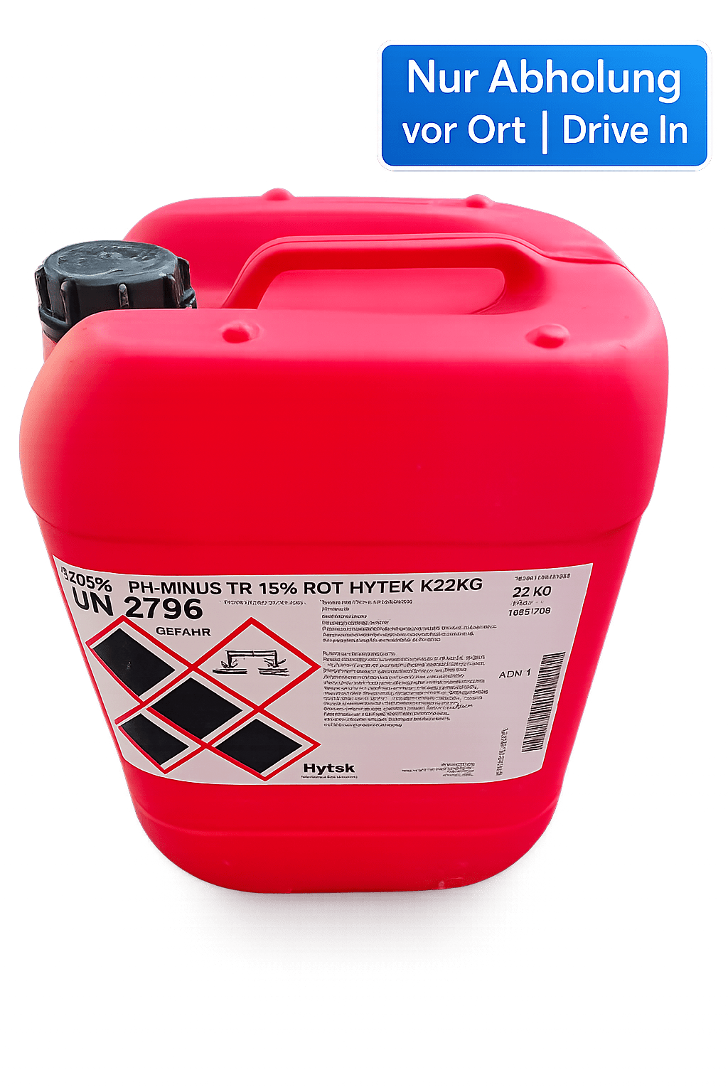 pH Minus flüssig 22 Kg 14,9% - Hytek Pool Shop