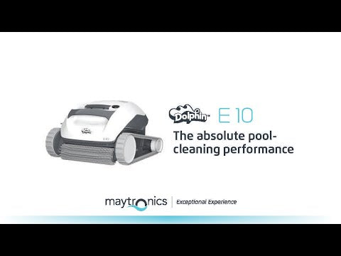 Maytronics E10 robotic pool cleaner top features