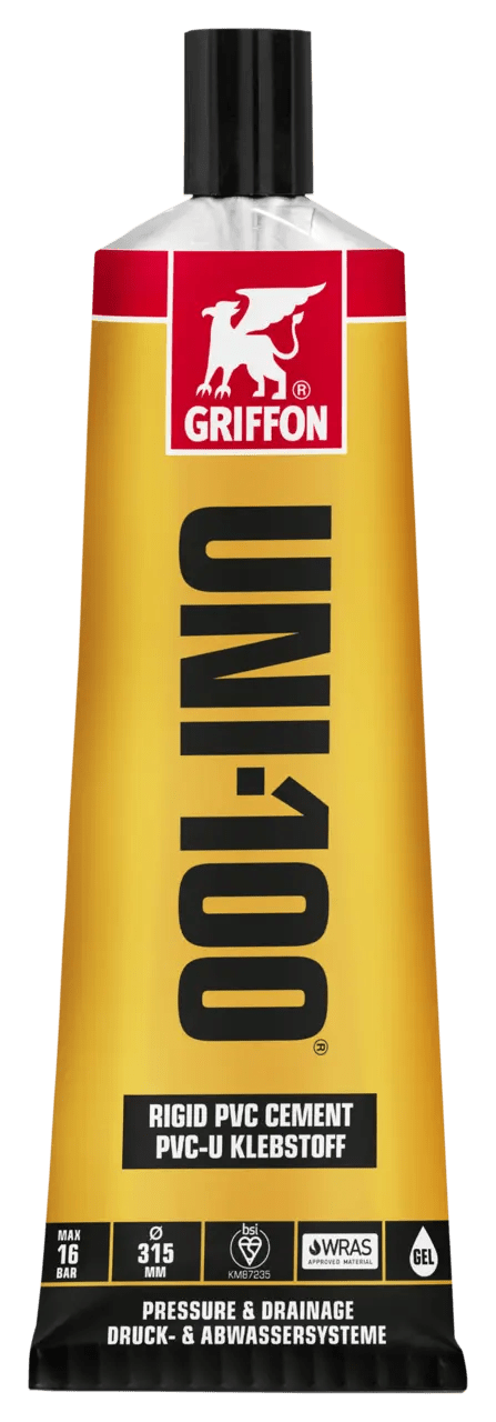 PVC Kleber Uni-100 125 ml Tube - Hytek Pool Shop