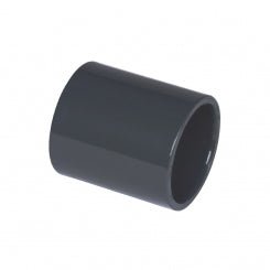 PVC Muffe d32 - kurze Ausführung PN16 grau - Hytek Pool Shop