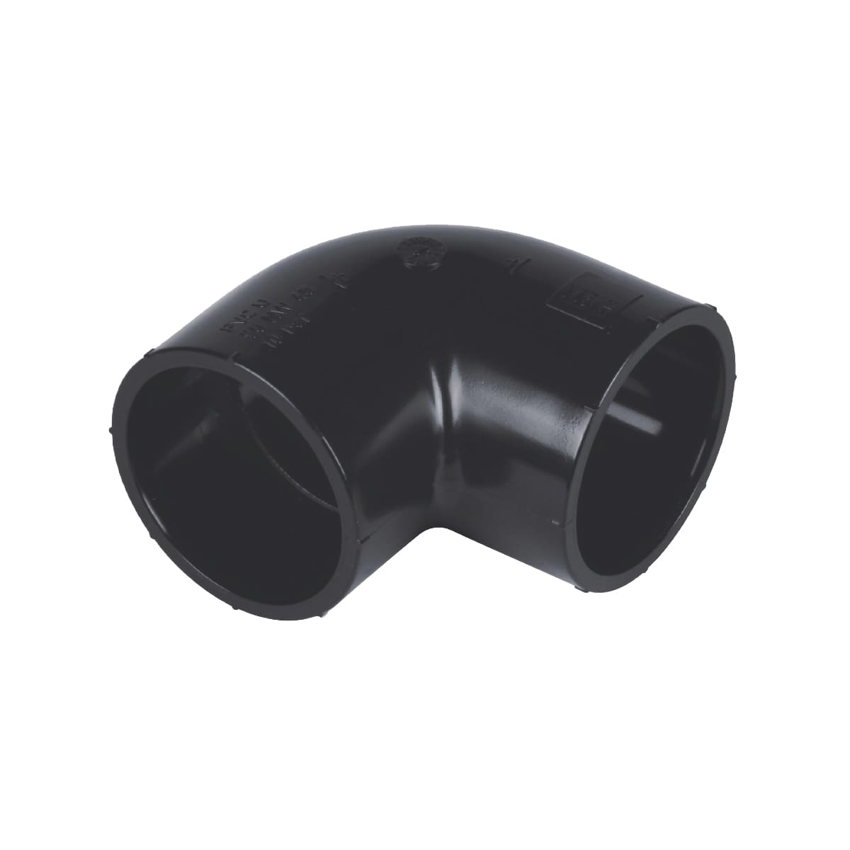 PVC Winkel 90° d50 PN16 grau - Hytek Pool Shop