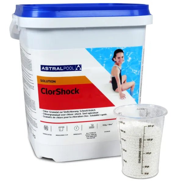 Schock Chlor Granulat zur schnellen Pool Desinfektion - Hytek Pool Shop