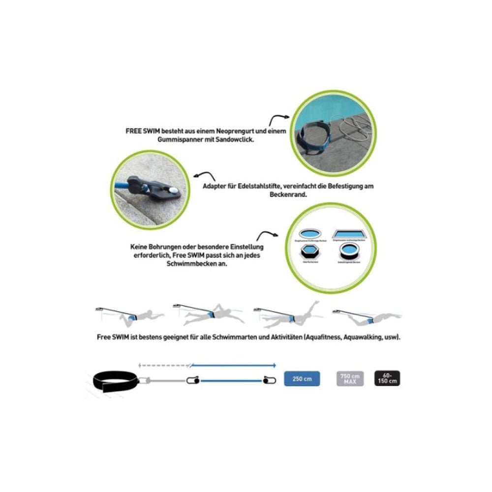 Schwimmgurt FREE SWIM - pools - shop
