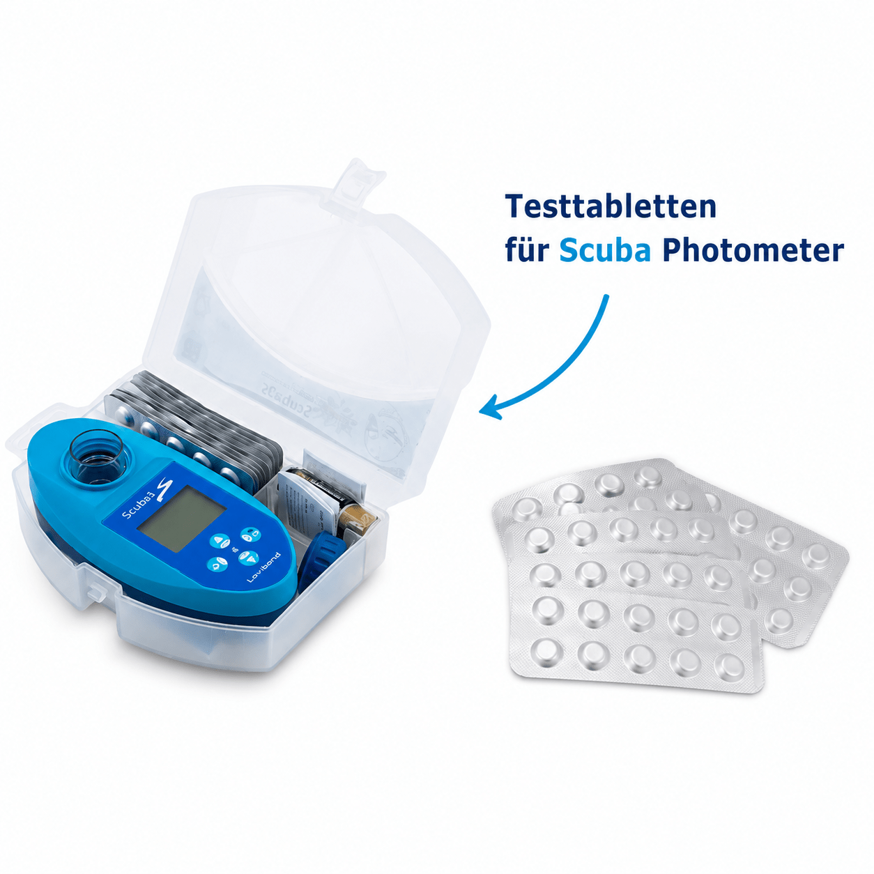 Testtabletten für Photometer Scuba 10 Stk. - Hytek Pool Shop