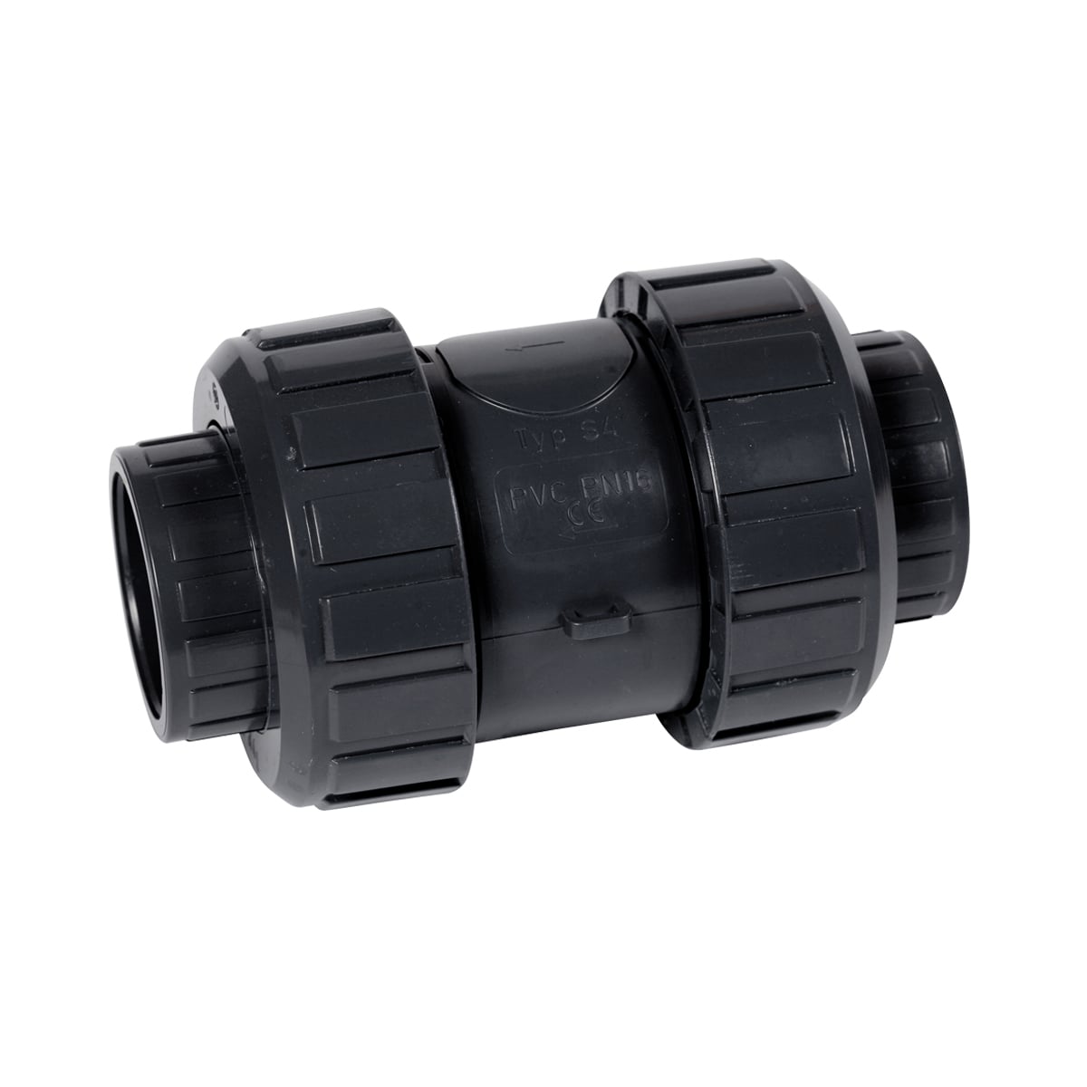 PVC Rückschlagventil S4 d32 PN16 grau