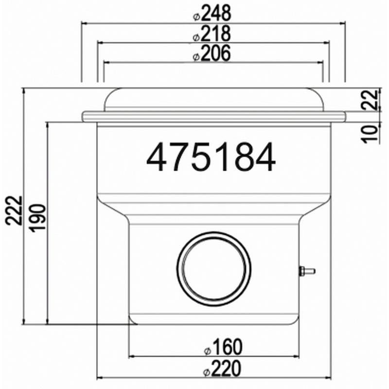 Bodenablauf Grande V4A - Hytek Pool Shop