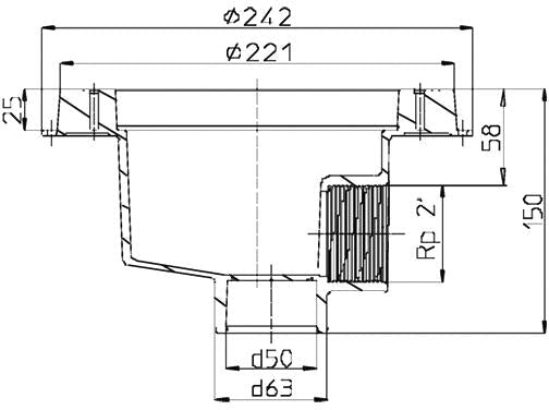 Bodenablauf Ocean - Hytek Pool Shop