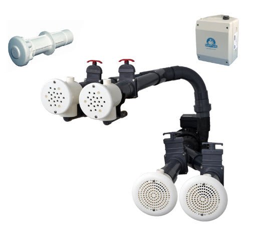 Massageset Kunststoff – 3 Massagedüsen | 400 V - Hytek Pool Shop