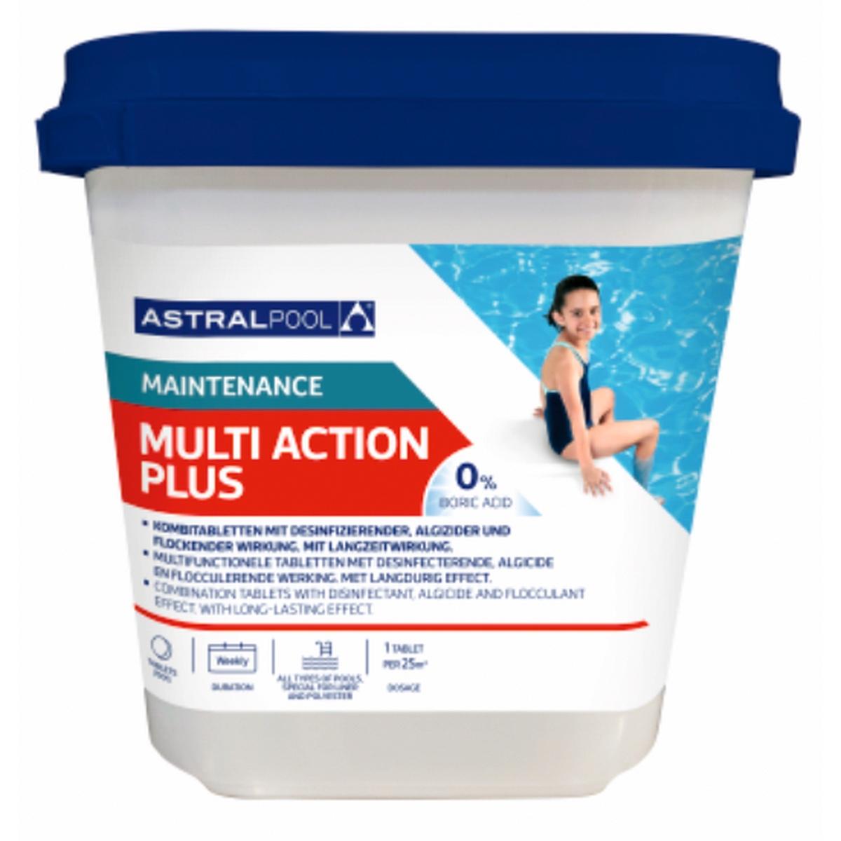 Multi-Funktion Tabs 250 g – 4in1 Chlor Multitabs für Pool - Hytek Pool Shop