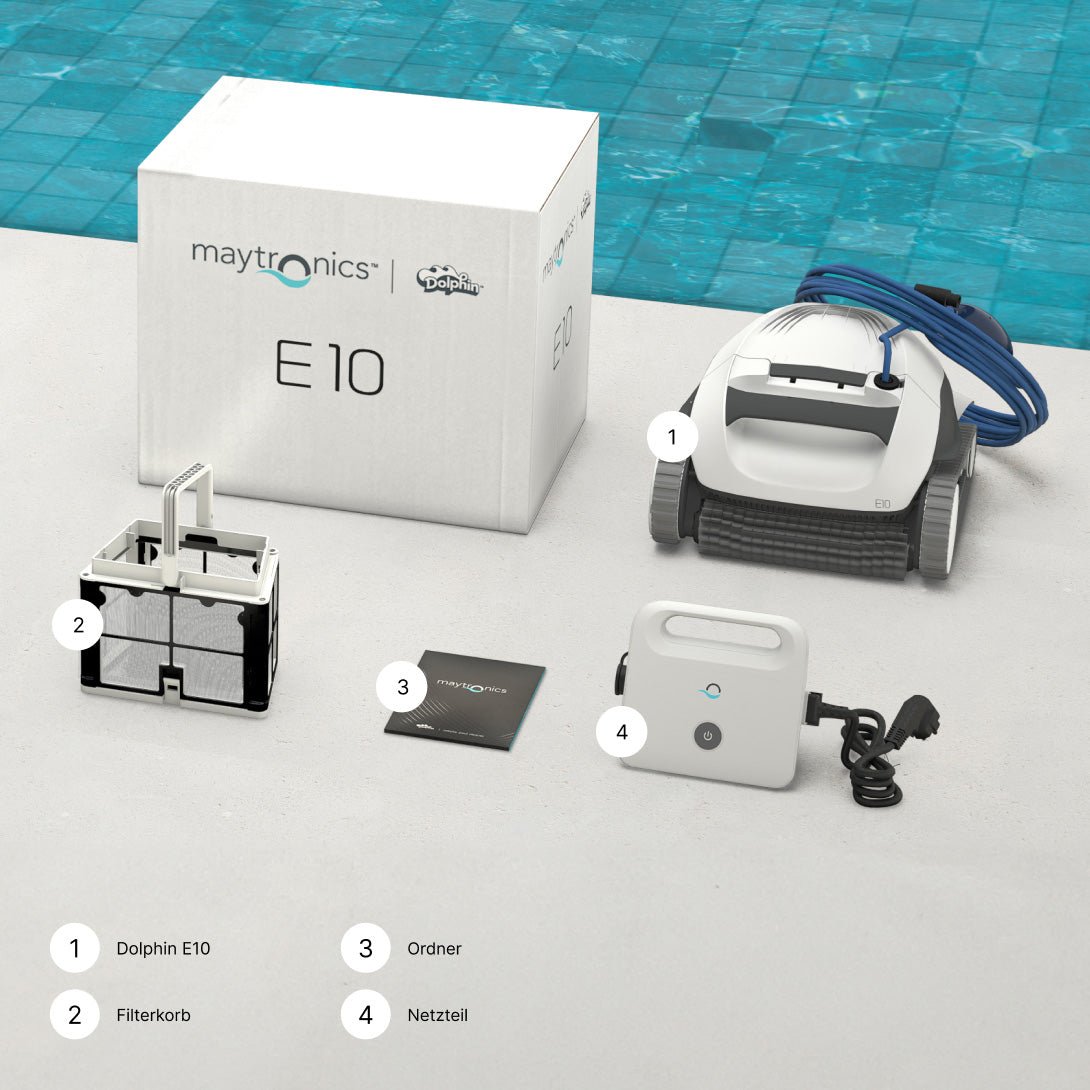 Poolroboter Smart E10 für kompakte und effiziente Poolreinigung - pools - shop