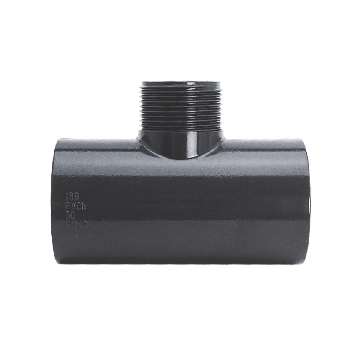 PVC T-Stück 90° d32 x 1" AG - Hytek Pool Shop